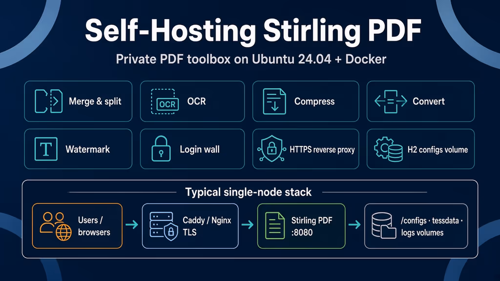 Read I self-hosted Stirling PDF on Ubuntu 24.04 — the tutorials left login off